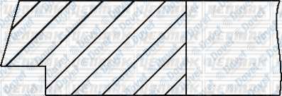 FM 87-71177 STD Piston+Segman 72,00 X 1,0 X 1,2 X 2 - 74kw-76kw - 101ps-103ps - G4lc - Std Accent Blue/I20/I30 6 Ileri (D-Cvvt)